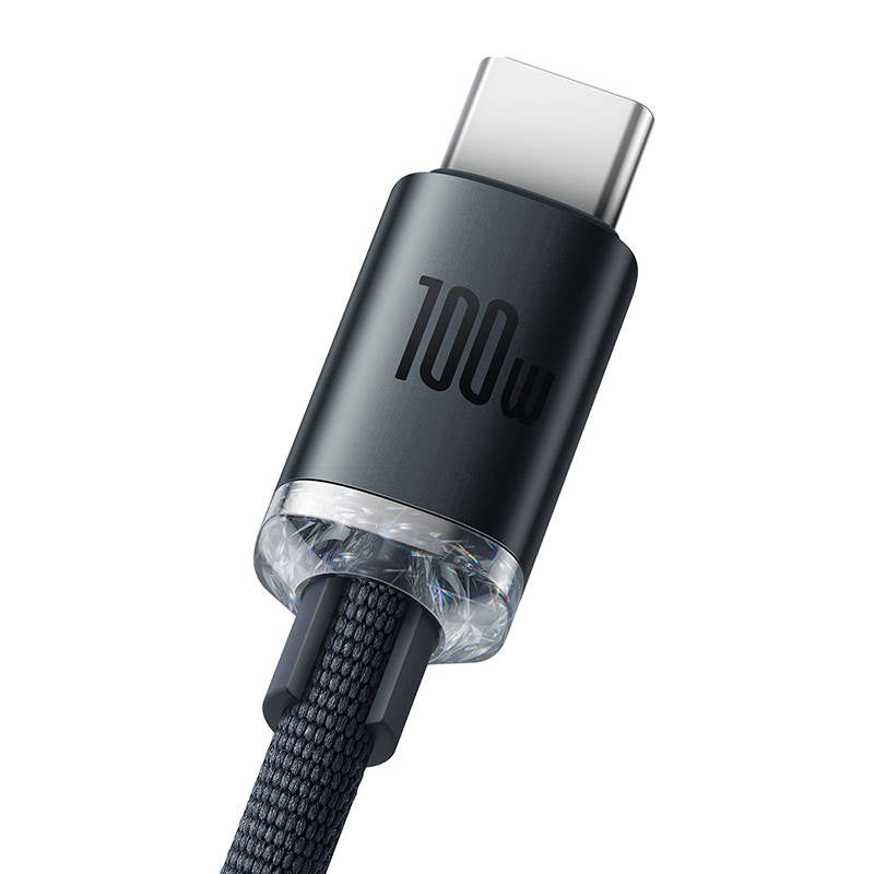 Baseus Crystal Shine cable USB to USB-C, 100W, 1.2m (black) - Product Image 4