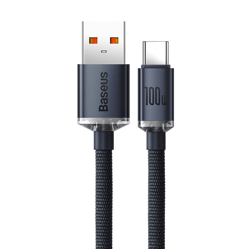 Baseus Crystal Shine cable USB to USB-C, 100W, 1.2m (black) - Product Image 7