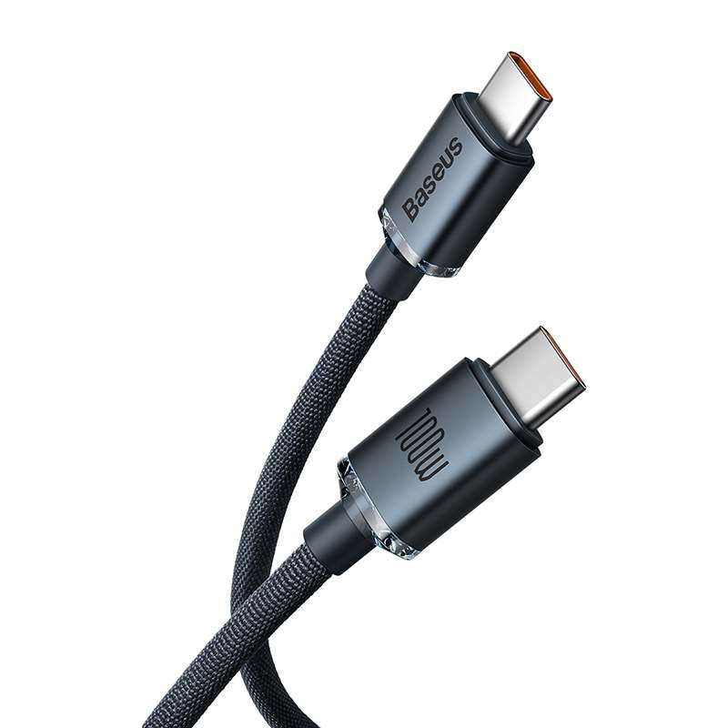 Baseus Crystal Shine cable USB-C to USB-C, 100W, 1.2m (black) - Product Image 11