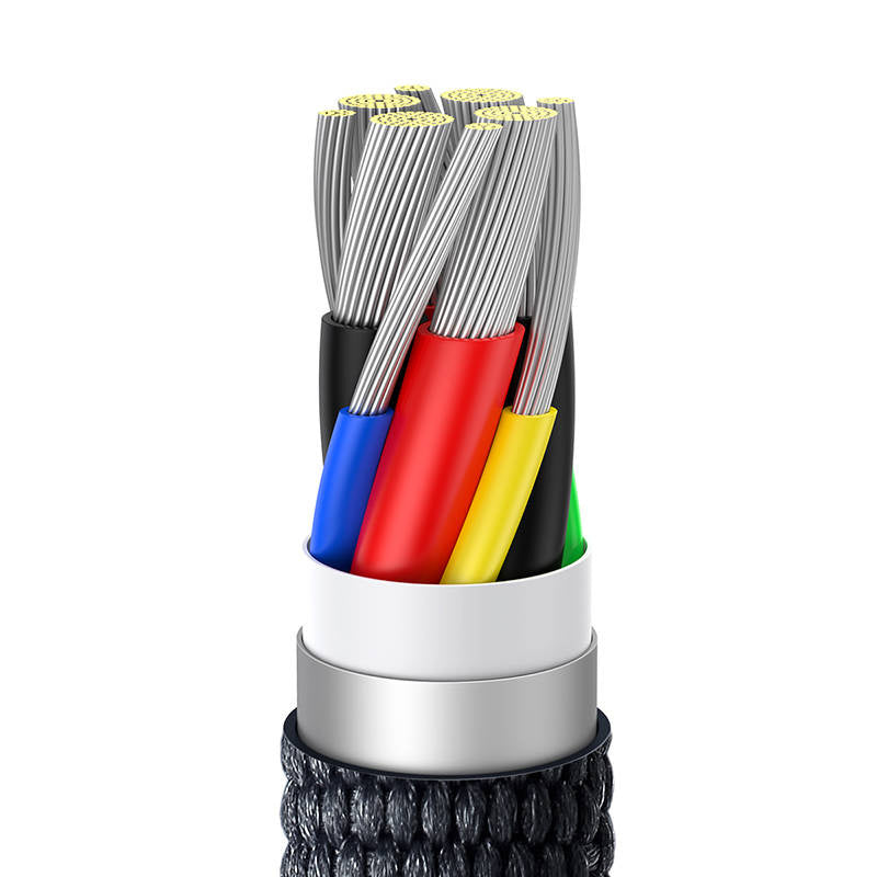 Baseus Crystal Shine cable USB-C to USB-C, 100W, 1.2m (black) - Product Image 4