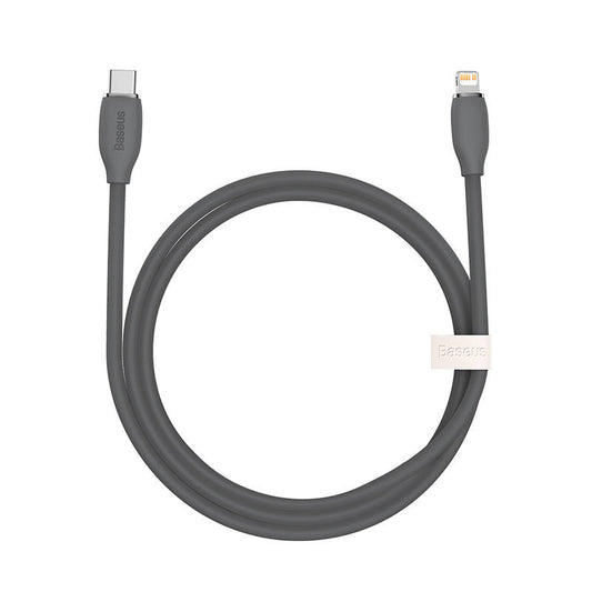 Baseus Jelly  cable USB-C to Lightning, 20W, 1,2m (black) - Product Image 1