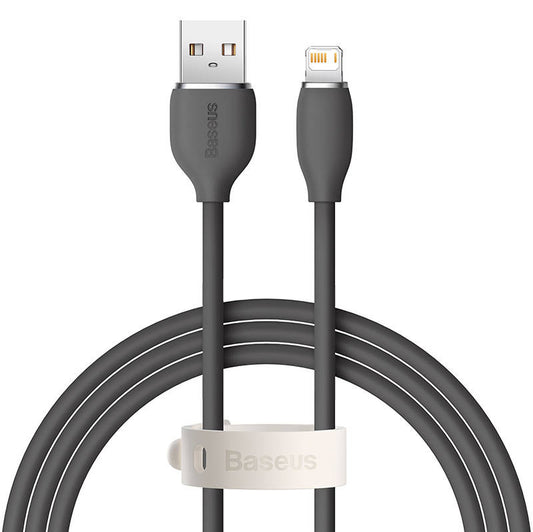 Baseus Jelly  cable USB to Lightning, 2,4A, 1,2m (black) - Product Image 2