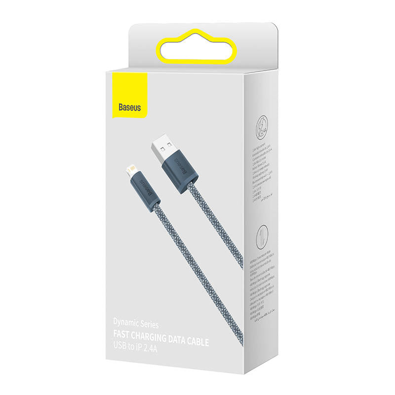 Baseus Dynamic Series cable USB to Lightning, 2.4A, 2m (gray) - Product Image 7