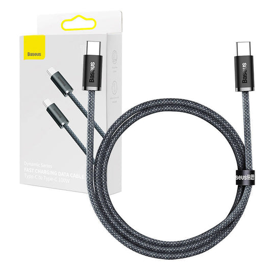 Cable USB-C to USB-C Baseus Dynamic Series, 100W, 1m (grey) - Product Image 1