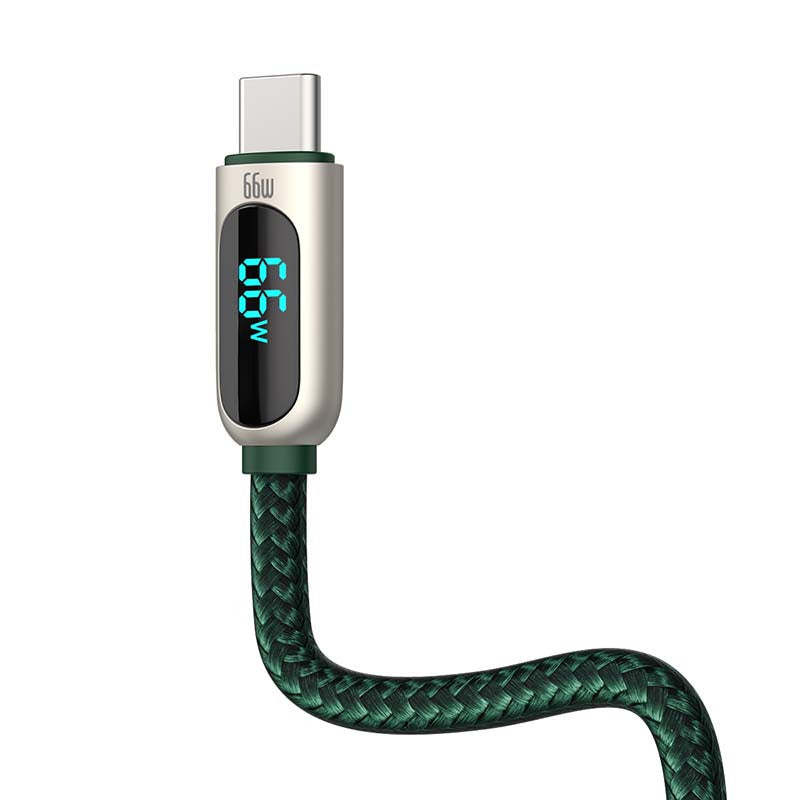 Baseus Display Cable USB to Type-C, 66W, 1m (green) - Product Image 3