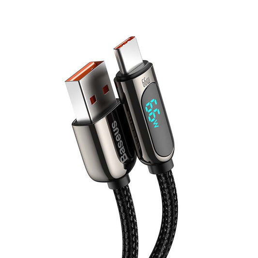Baseus Display Cable USB to Type-C, 66W, 2m (black) - Product Image 2