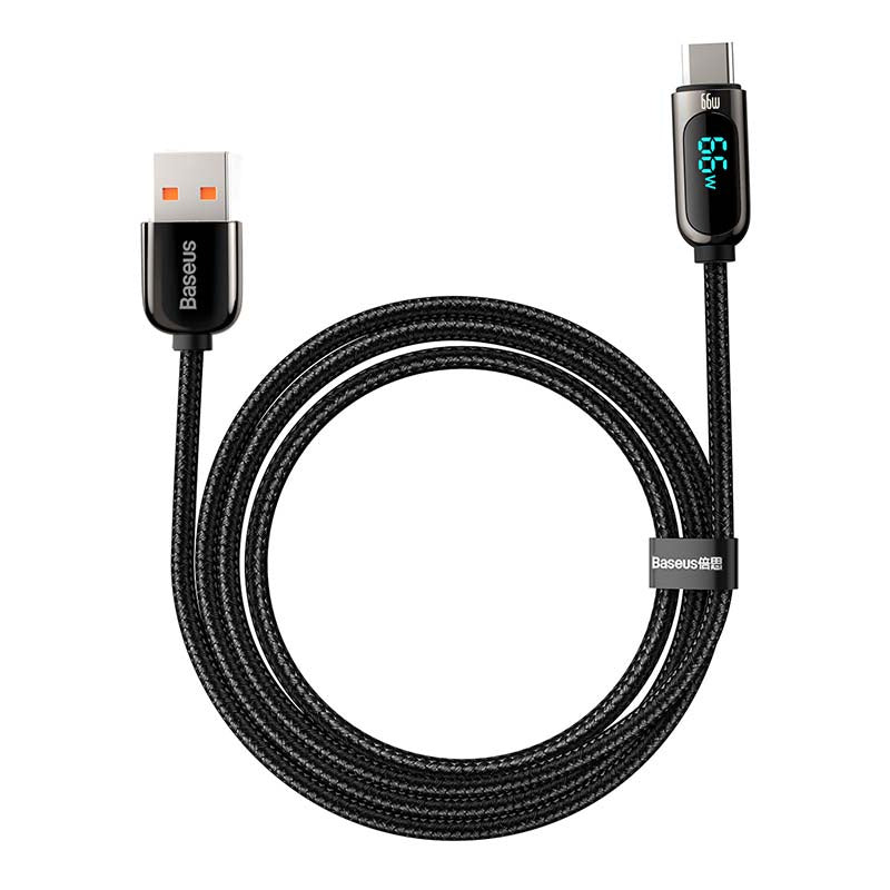 Baseus Display Cable USB to Type-C, 66W, 2m (black) - Product Image 5