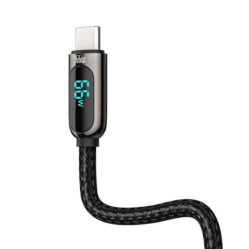 Baseus Display Cable USB to Type-C, 66W, 1m (black) - Product Image 3