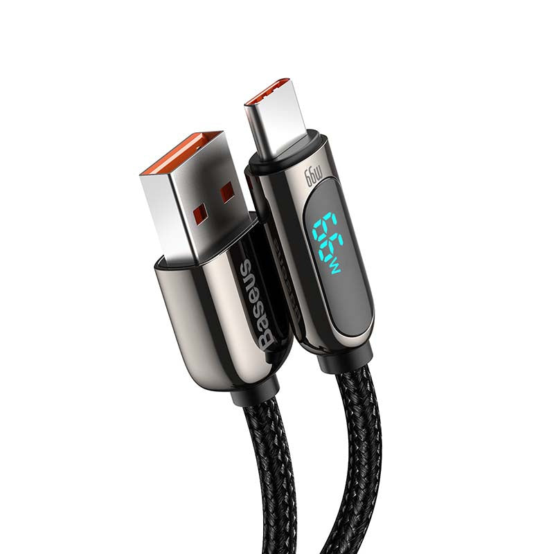 Baseus Display Cable USB to Type-C, 66W, 1m (black) - Product Image 2
