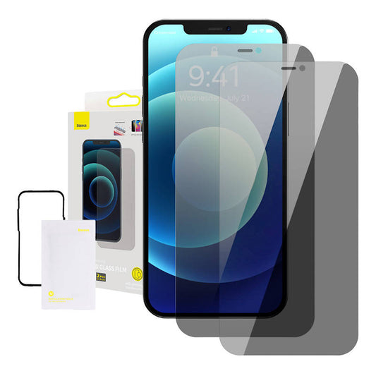 Baseus Tempered Glass 0.3mm (6.7inch) for iPhone 12 Pro Max (2pcs) - Product Image 1