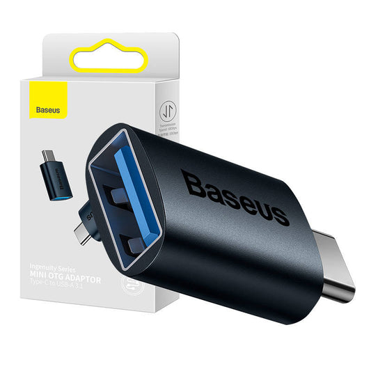 Baseus Ingenuity USB-C to USB-A adapter OTG (blue) - Product Image 1