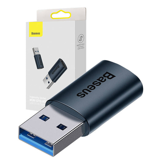 Baseus Ingenuity USB-A to USB-C adapter OTG (blue) - Product Image 1