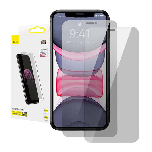Baseus 0.3mm Screen Protector (2pcs pack) for iPhone X/XS/11 Pro 5.8inch - Product Image 1