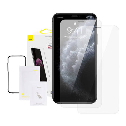 Baseus 0.3mm Full-glass Tempered Glass Film(2pcs pack) for iPhone XS Max/11 Pro Max 6.5inch - Product Image 1