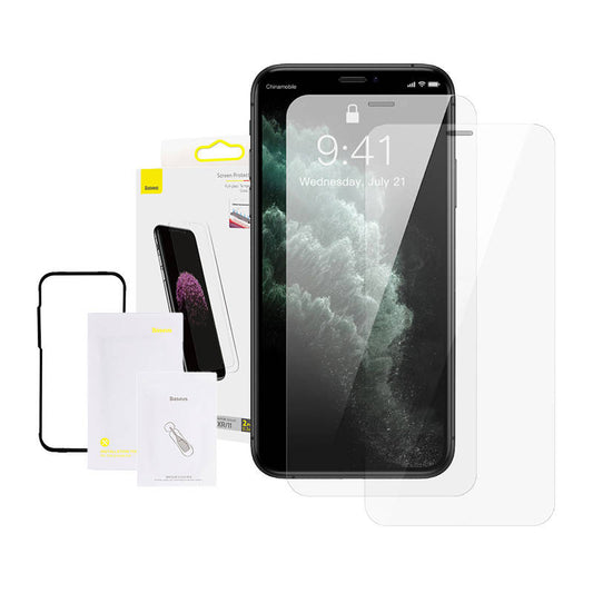 Baseus 0.3mm Full-glass Tempered Glass Film(2pcs pack) for iPhone XR/11 6.1inch - Product Image 1
