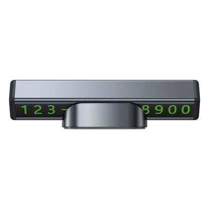 Baseus Square Bar Temporary Parking Number Plate (Black) - Product Image 3