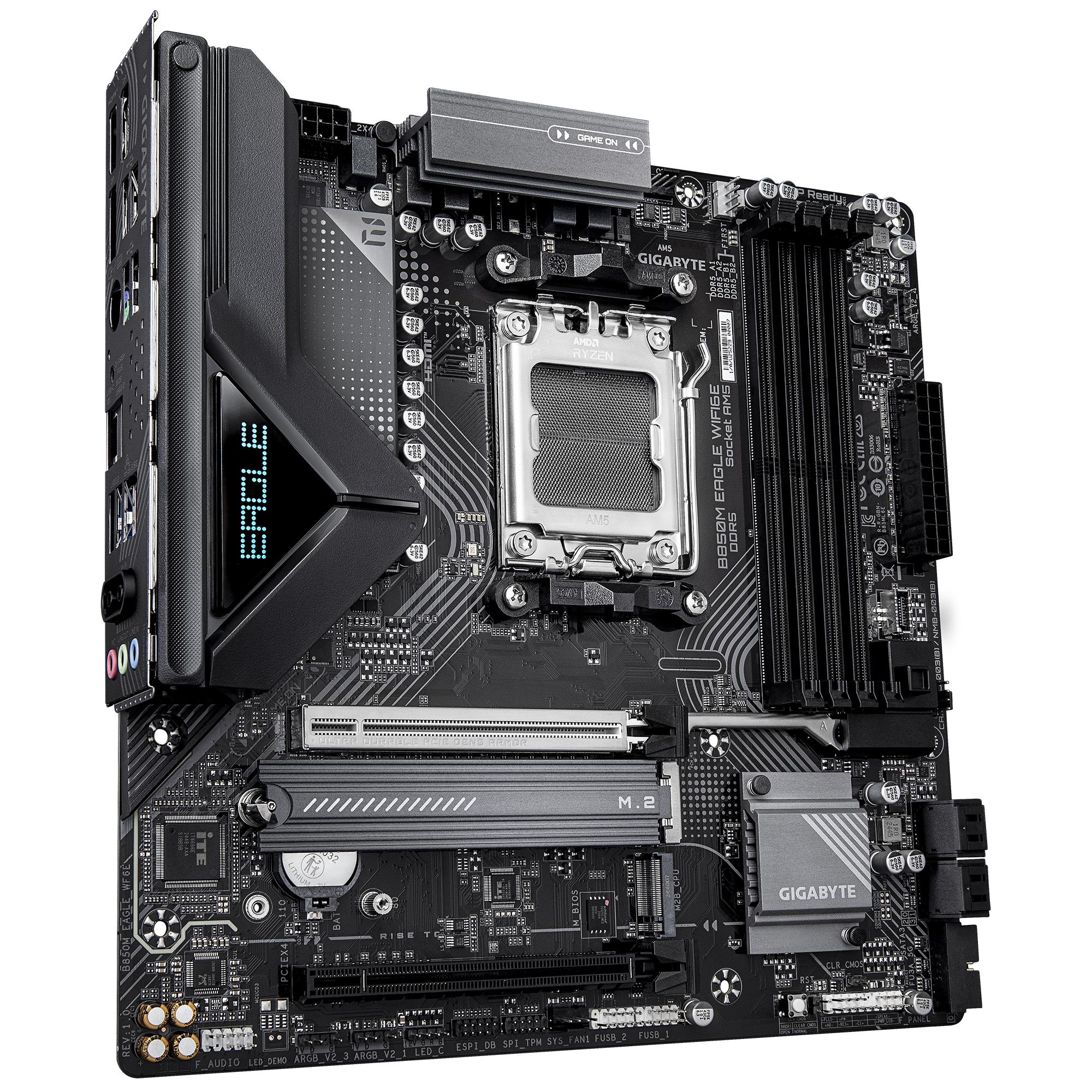 Mainboard GIGABYTE AMD B850 SAM5 Micro-ATX Memory DDR5 Memory slots 4 B850MEAGLEWF6E