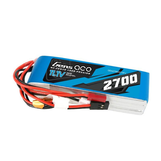 Akku Gens Ace 2700mAh 11,1V TX 3S1P Futaba/JST-XHR/JST-SYP