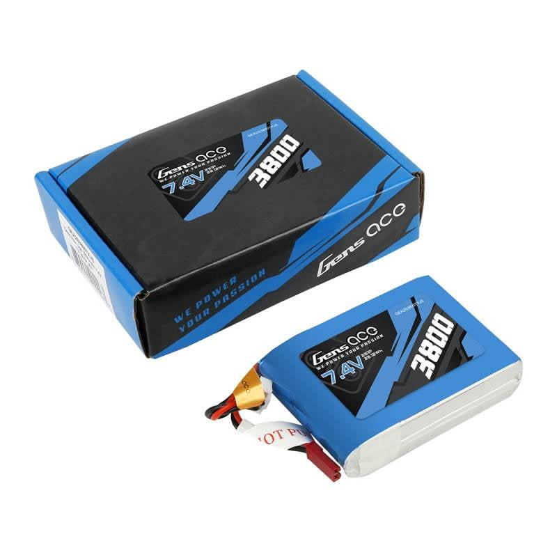Akku Gens Ace 3800mAh 7,4V 1C 2S1P für Taranis Q X7