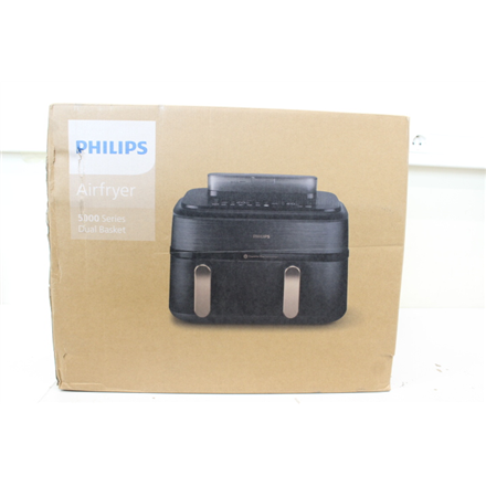 SALE OUT. Philips Dual Steam Air Fryer | NA552/00 5000 Series | Power 2750 W | Capacity 9 L | RapidAir Plus | Black | DA