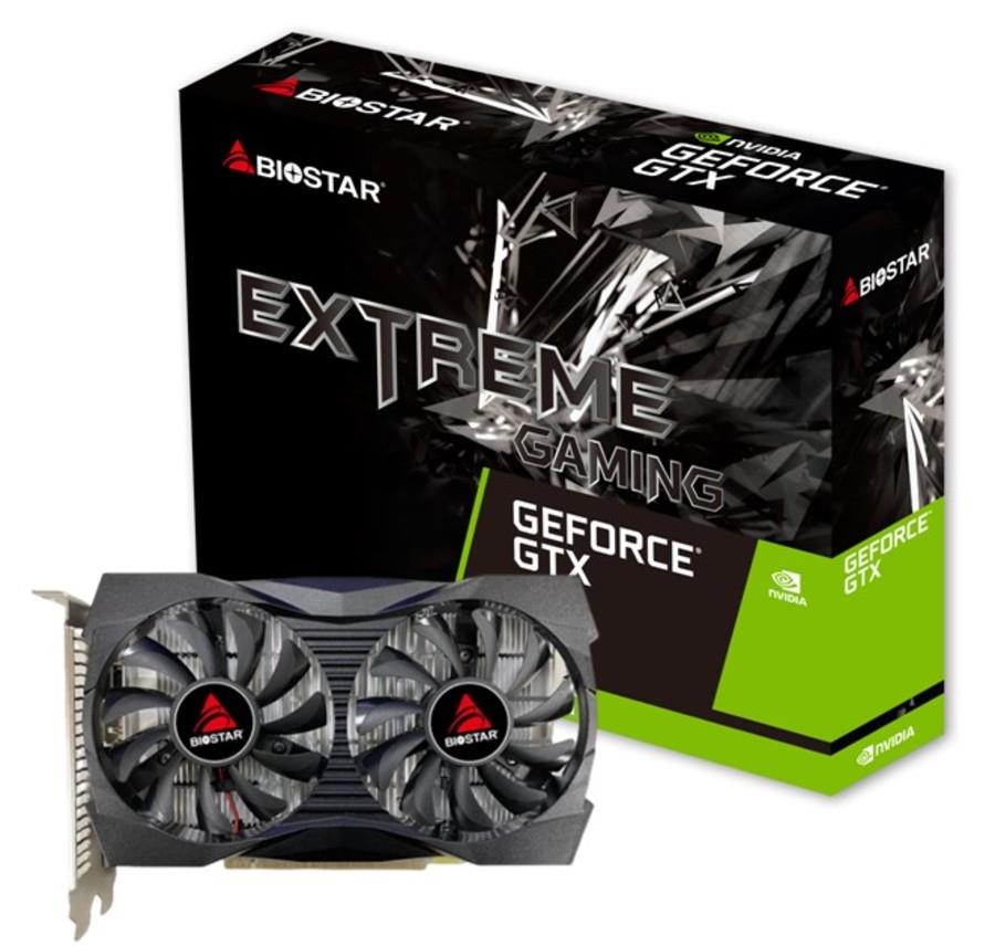 Graphics Card BIOSTAR NVIDIA GeForce GTX 1050 4 GB GDDR5 128 bit PCIE 4.0 16x GPU 1354 MHz Dual Slot Fansink 1xDVI-D 1xHDMI 1xDisplayPort VN1055XF41