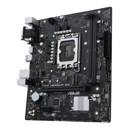 Asus | PRIME H610M-R D4-SI | Processor family Intel | Processor socket LGA1700 | DDR4 DIMM | Memory slots 2 | Supported 