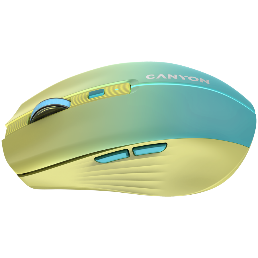 CANYON mouse MW-44 Wireless Charge Yellow Blue