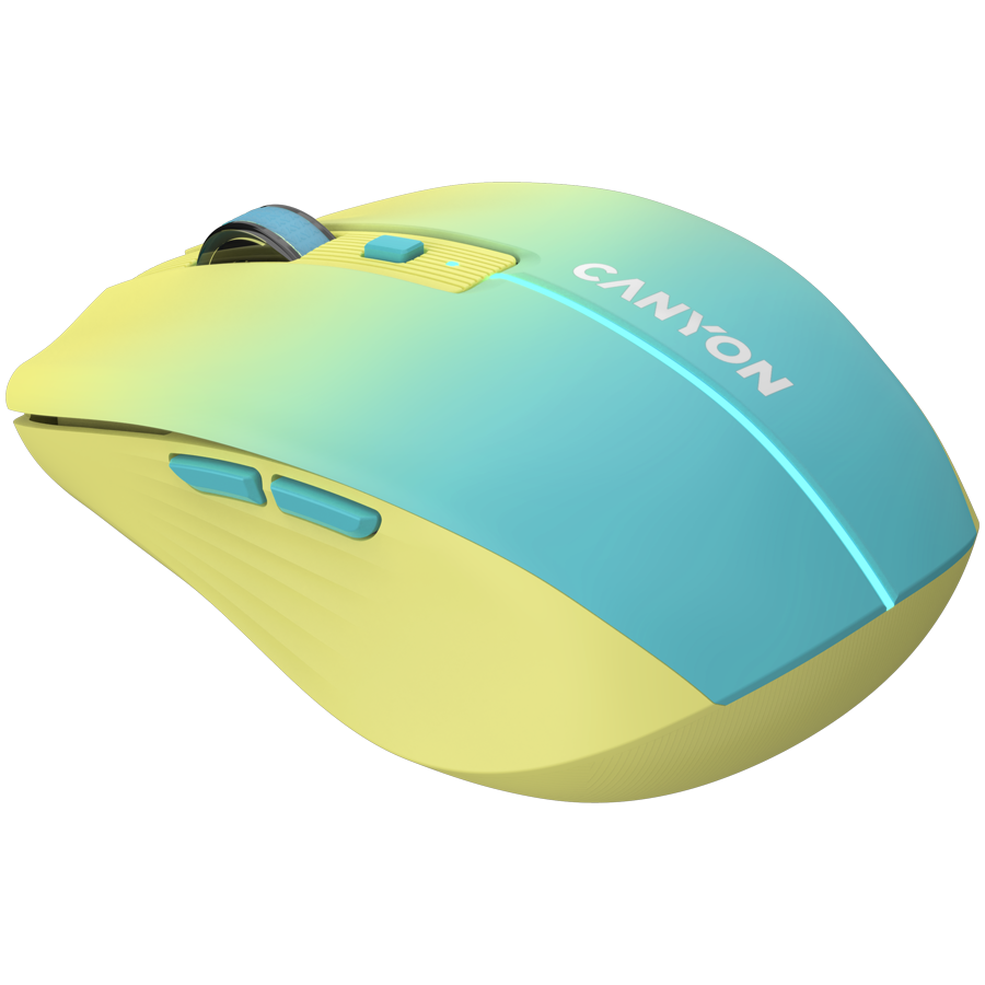 CANYON mouse MW-44 Wireless Charge Yellow Blue