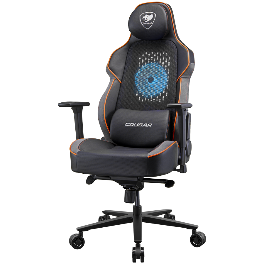 COUGAR NXSYS AERO Gaming chair, Black Orange — COUGAR GAMING