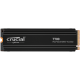 Crucial T700 1TB PCIe Gen5 NVMe M.2 SSD with heatsink