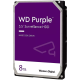 HDD Video Surveillance WD Purple 8TB CMR, 3.5'', 256MB, 5640 RPM, SATA, TBW: 180 — WESTERN DIGITAL