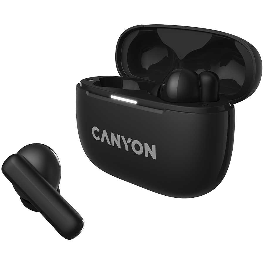 CANYON headset OnGo TWS-10 ANC+ENC Black