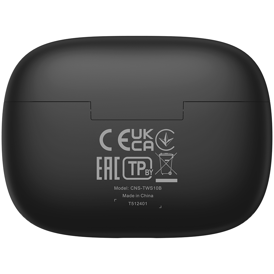 CANYON headset OnGo TWS-10 ANC+ENC Black