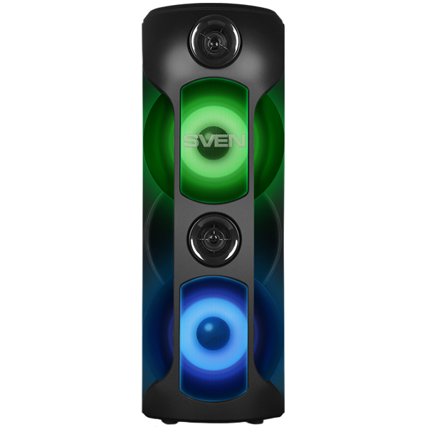 Speaker SVEN PS-720, black (80W, TWS, Bluetooth, FM, USB, microSD, LED-display, 4400mA*h)