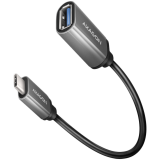 AXAGON RUCM-AFAC USB 3.2 Gen 1 Type-C Male > Type-A Female, cable adapter 0,2m, 3A, ALU