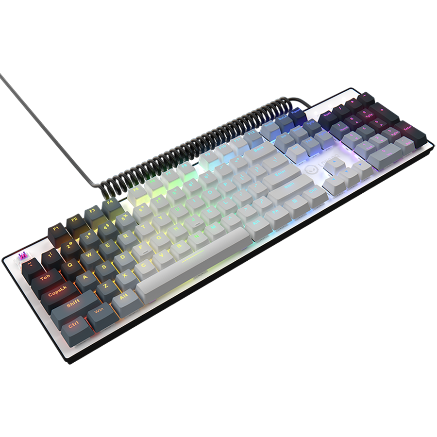 LORGAR Azar 514, Wired mechanical gaming keyboard, RGB backlight, 1680000 colour variations, 18 modes, keys number: 104, 50M 