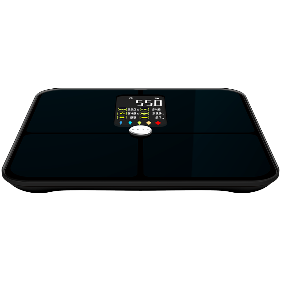 AENO Smart Body scales BS2S, 16 body metrics, up to 180kg, colorful display