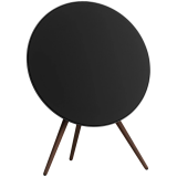 Beosound A9 5th Gen Speaker Black Anthracite (Back Black/Cover Black/Legs Dark Oak) — BANG & OLUFSEN