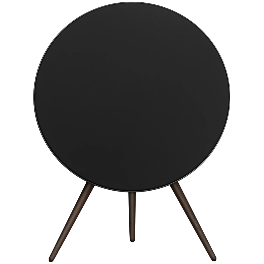 Beosound A9 5th Gen Speaker Black Anthracite (Back Black/Cover Black/Legs Dark Oak) — BANG & OLUFSEN