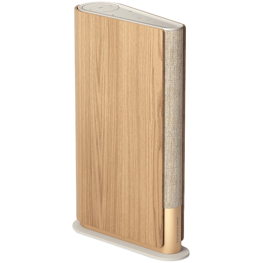 Beosound Emerge Gold Tone Alu/Light Oak — BANG & OLUFSEN