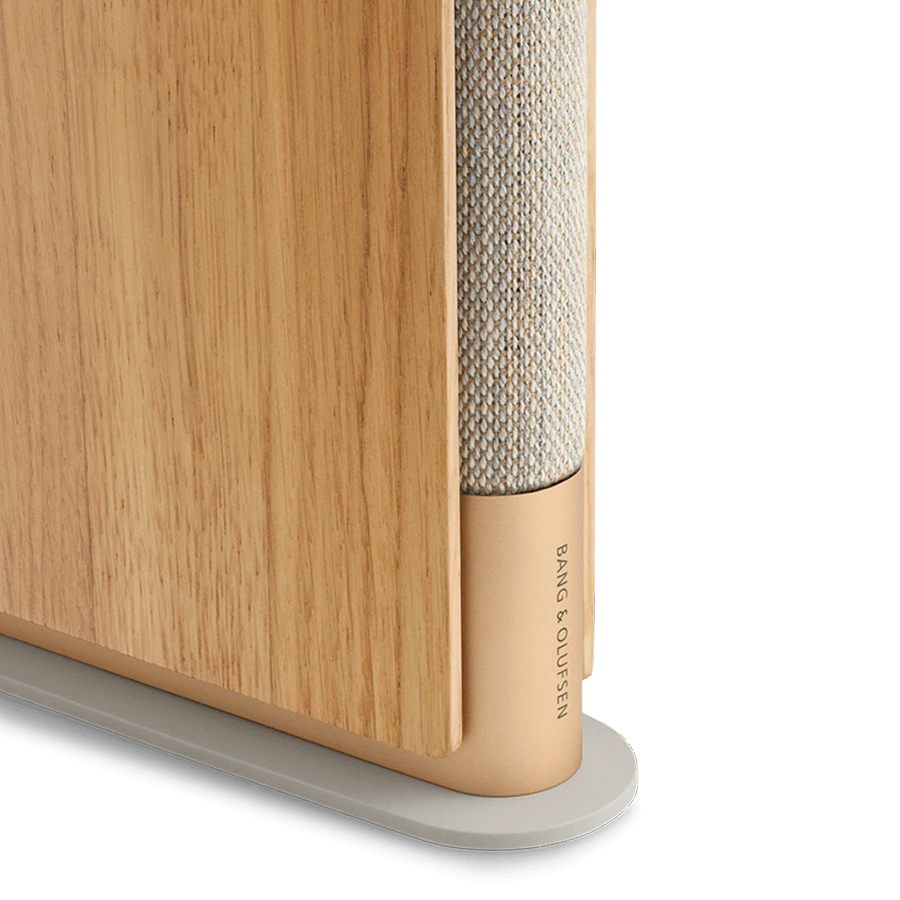 Beosound Emerge Gold Tone Alu/Light Oak — BANG & OLUFSEN