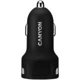 CANYON car charger C-04 2.4A/2USB-A Black