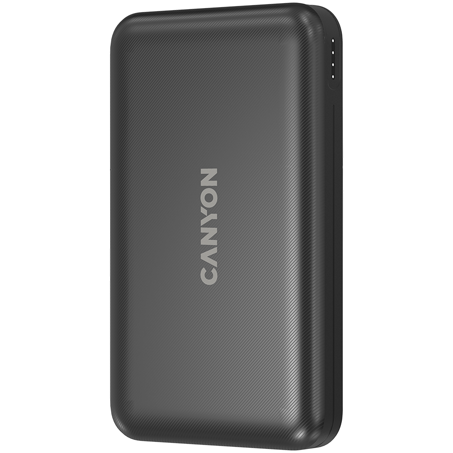 CANYON power bank PB-1001 10000 mAh PD 18W QC 3.0 Wireless 10W Black