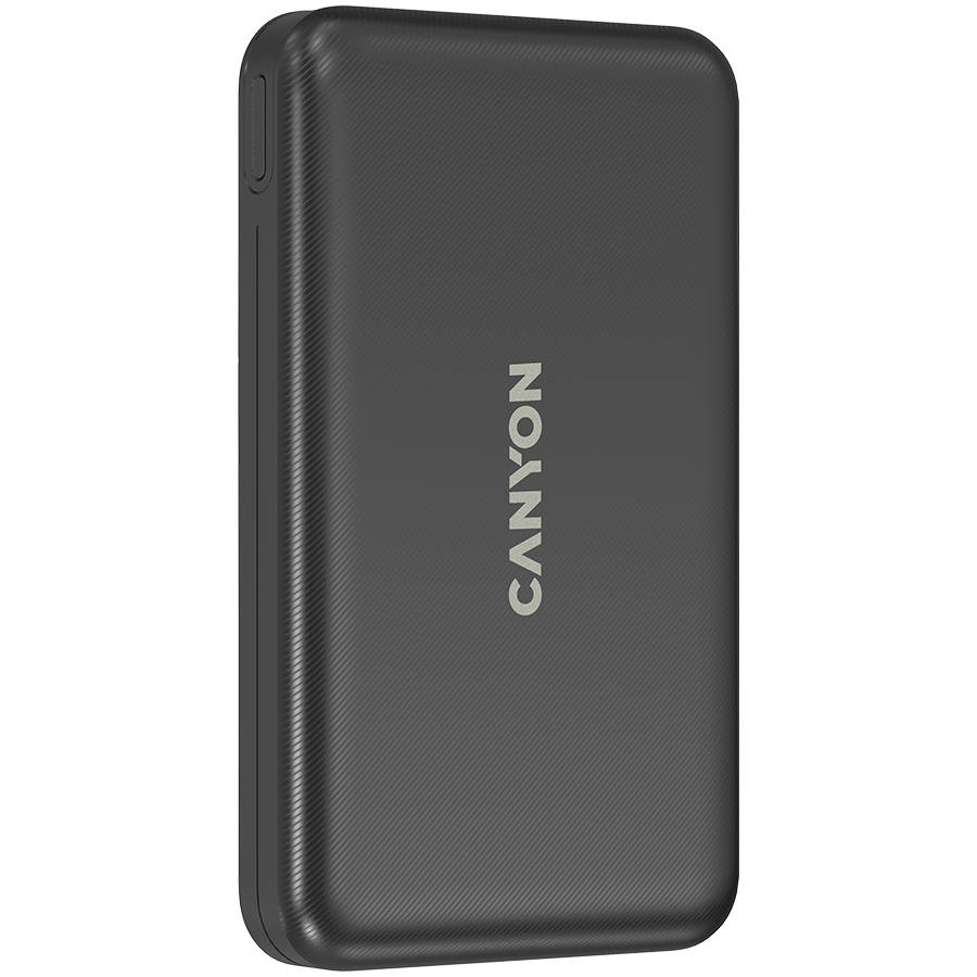 CANYON power bank PB-1001 10000 mAh PD 18W QC 3.0 Wireless 10W Black