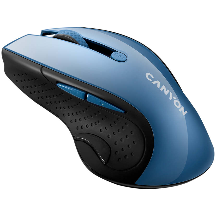 CANYON mouse MW-01 BlueLED Wireless Blue Grey