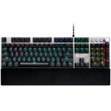 CANYON Nightfall GK-7, Wired Gaming Keyboard,Black 104 mechanical switches,60 million times key life, 22 types of lights,Remo