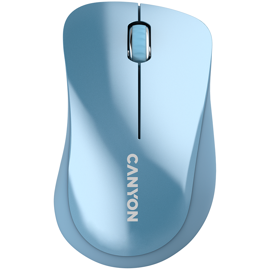 CANYON MW-11, 2.4 GHz Wireless mouse ,with 3 buttons, DPI 1200, Battery:AAA*2pcs ,Blue67*109*38mm 0.063kg