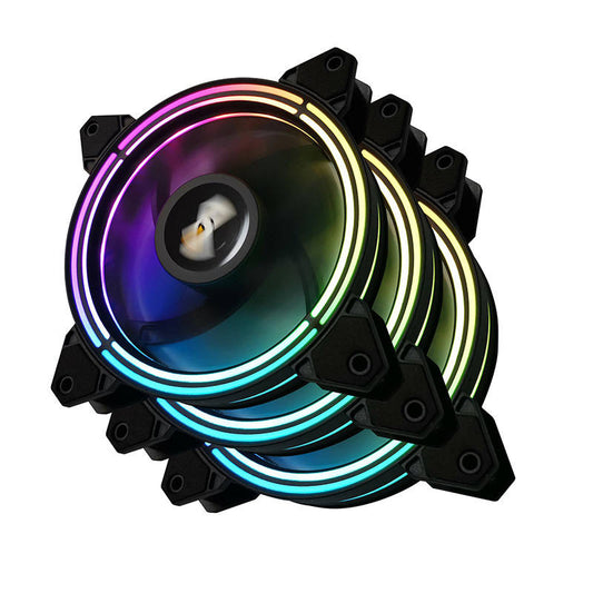 Computer-Lüfter-Set ARGB Darkflash CF11 Pro 3in1 120x120 (schwarz)