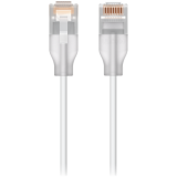 Ubiquiti UACC-Cable-Patch-EL-0.15M-W-24 Nano-thin patch cable with 2.5 GbE and PoE++ support designed to show Etherlighting™ 