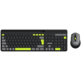 CANYON HSET-W5 EN Keyboard+Mouse AAA+AA Wireless Black